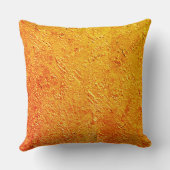パレデ・ディティトゥーサcom textura amarela e laranja クッション (裏面)