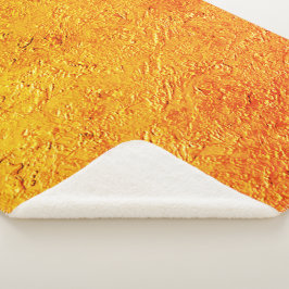 パレデ・ディティトゥーサcom textura amarela e laranja シェルパブランケット