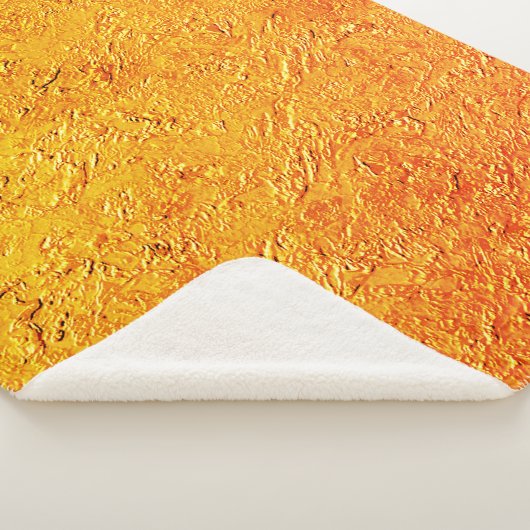 パレデ・ディティトゥーサcom textura amarela e laranja シェルパブランケット (3/4)