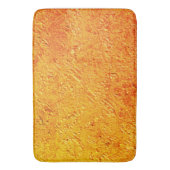 パレデ・ディティトゥーサcom textura amarela e laranja バスマット (正面縦)