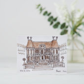 パレドゥジャスコートハウス |ブリタニー・レンヌ ポストカード (スタンド正面)