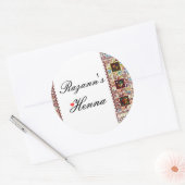 パレパーソナライズされたカラフルステナ ラウンドシール (封筒)