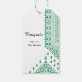 パレパーソナライズされたスティンパタンAlfマブロック ギフトタグ (裏面)