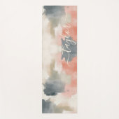 パレモダンットカラー抽象芸術モノグラム ヨガマット (正面)