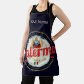 パレルモキャピタルオブシチリーイタリアヴィンテージ土産 エプロン (インサイチュ)