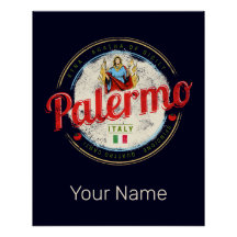 パレルモキャピタルオブシチリーイタリアヴィンテージ土産