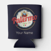 パレルモキャピタルオブシチリーイタリアヴィンテージ土産 缶クーラー (裏面)