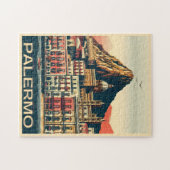 パレルモシチリアイタリアンヴィンテージ土産ギフト ジグソーパズル (横)