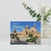 パレルモポストカードイタリアからの挨拶 ポストカード (スタンド正面)