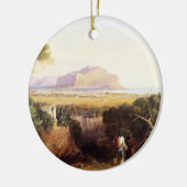 パレルモ、シシリー1847年(キャンバスの油) セラミックオーナメント (左)