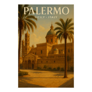 パレルモ - シチリア島 - イタリア 旅行 ポスター