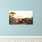 パレルモ、シチリア、1847 (キャンバス上の油) キャンバスプリント (インサイチュ (ウッドフロア))