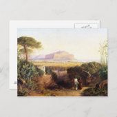 パレルモ、シチリア、1847 (キャンバス上の油) ポストカード (正面/裏面)