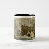 パレルモ、ジョンが刻むシシリーのカテドラル ツートーンマグカップ (中央)