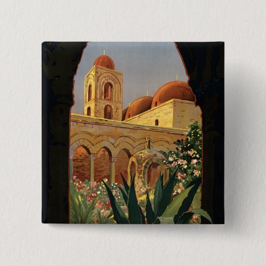 パレルモ 缶バッジ (正面)