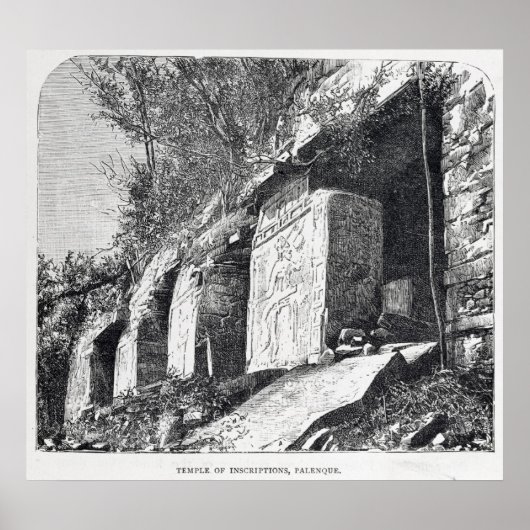 パレンケの碑文 ポスター (正面)