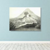 パレン十字寺の絵のような景色 キャンバスプリント (インサイチュ (ウッドフロア))