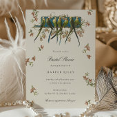 パレーケエレガントットブライダルシャワーの招待 招待状