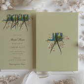 パレーケエレガントットブライダルシャワーの招待 招待状