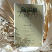 パレーケエレガントットブライダルシャワーの招待 招待状