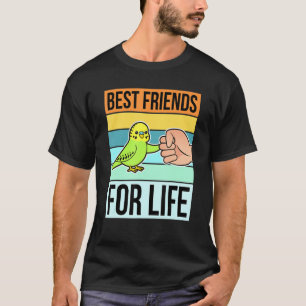 パレーケートブッジアイテムバードブッジェリガールパロット Tシャツ