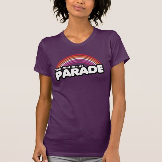 パレードで恋に落ちたわ Tシャツ (正面)