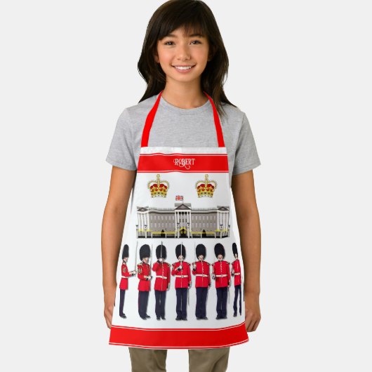 パレードのエプロンの子供の上の擲弾兵のガード エプロン (インサイチュ)