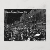 パレードのコムスのミステッククレウ、ヴィンテージポスト ポストカード (正面)
