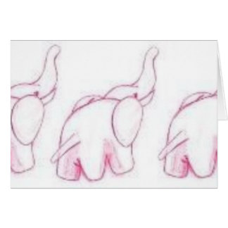 パレードのピンク象