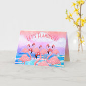 パレードのフラインゴカード カード (黄色い花)