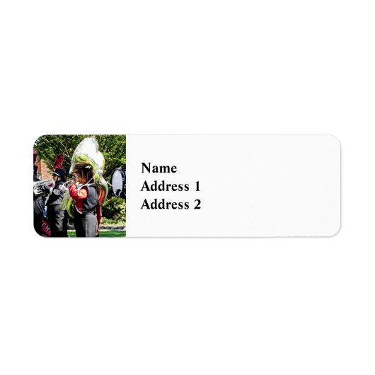 パレードの前にウォーミングアップ ラベル (正面)