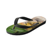 パレードの可愛さ：カナダのガチョウ キッズビーチサンダル (アングル)