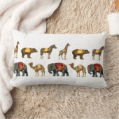 パレードの枕のヴィンテージのサーカスの動物 ランバークッション (ブランケット)