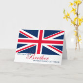 パレードの終わりに兄弟を祝う カード (黄色い花)