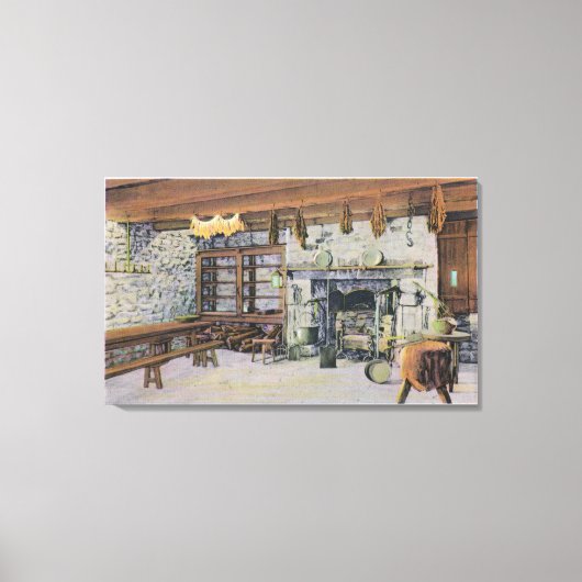 パレードの芝生の眺め キャンバスプリント (正面)