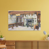 パレードの芝生の眺め キャンバスプリント (インサイチュ (リビング))