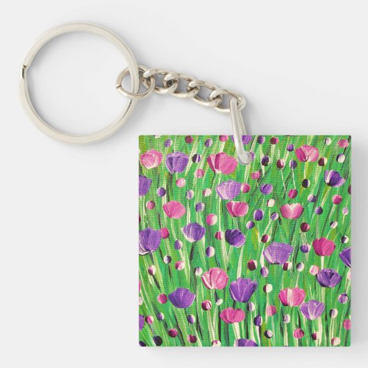 パレードの花 キーホルダー (正面)