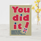 パレードアウトおもしろいモダンデザイン カード (黄色い花)