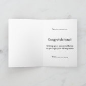 パレードアウトパレードブリティッシュ海軍いかりおめでとう カード (内部)