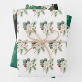 パレードオブポインセティアスラッピング紙 ラッピングペーパーシート (インサイチュ)