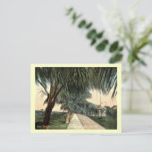 パレードグラウンド、兵舎、鍵西FLヴィンテージ ポストカード (スタンド正面)