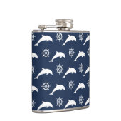 パレードパターンのイルカ フラスク (右)