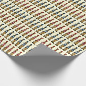 パレード中のおもちゃ兵士 ラッピングペーパー (角)