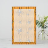 パレード文房具のクモ 便箋 (スタンド正面)