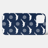 パレード模様のイルカ Case-Mate iPhoneケース (裏面 (横))