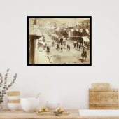 パレード祝のデッドウッド金ゴールドシルバーSD 1888 ポスター (キッチン)