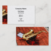 パレード-プラチナ終わりの前のサクソフォーン 名刺 (正面/裏面)