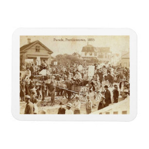 パレード、地方都市、1885ヴィンテージ マグネット