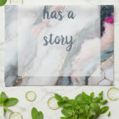 パレード – 白 キッチンタオル (折り畳み)