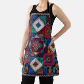 パレ伝統的スティナ刺繍タスリーズカラフル エプロン (インサイチュ)